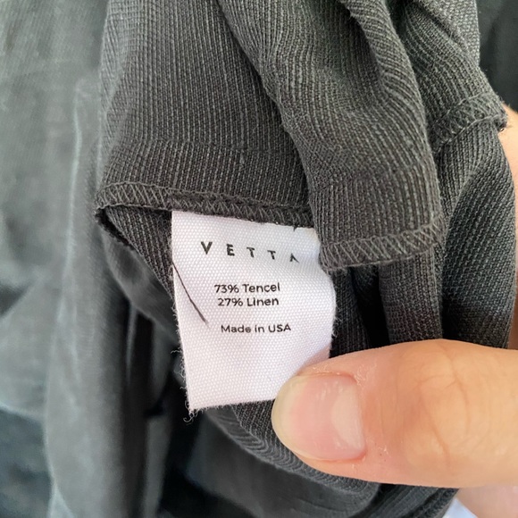 Vetta Wrap Top black NWOT - Picture 6 of 11